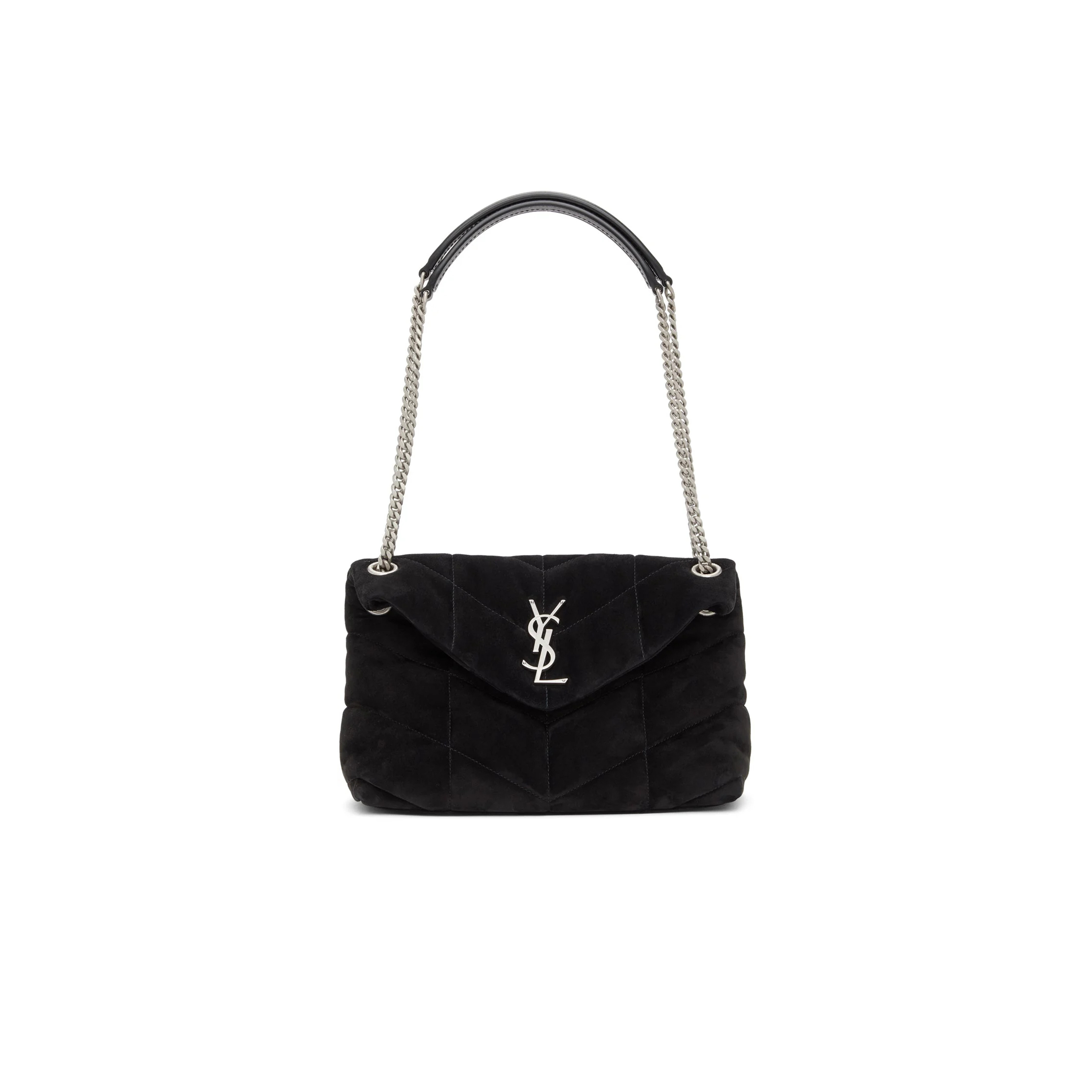 YSL PUFFER SMALL IN SUEDE 577476325574 (29*17*11cm)